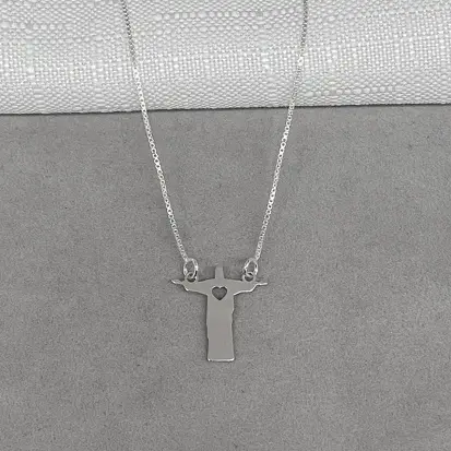 GARGANTILHA CRISTO CORAÇÃO